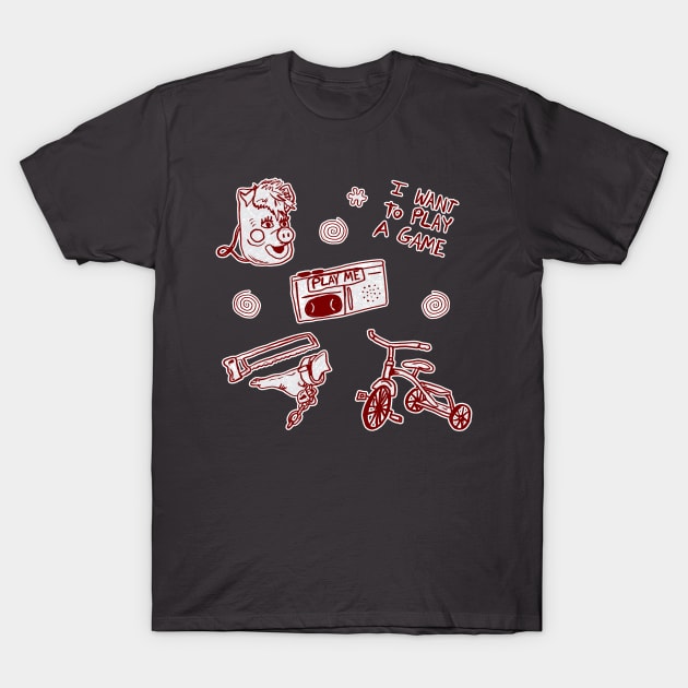 I Want to Play a Game T-Shirt by RoserinArt